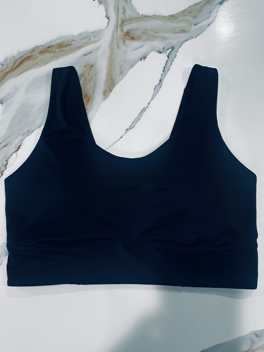 NWOT Target All In Motion Black Longline Sports Bra Crop Top XL
